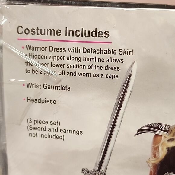 ADULT HALLOWEEN COSTUME GLORIOUS GLADIATOR SIZE XL 160-180LBS NWT - Picture 4 of 8